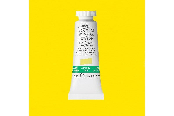 Designers gouache 14ml cadminum-free, Lemon 898